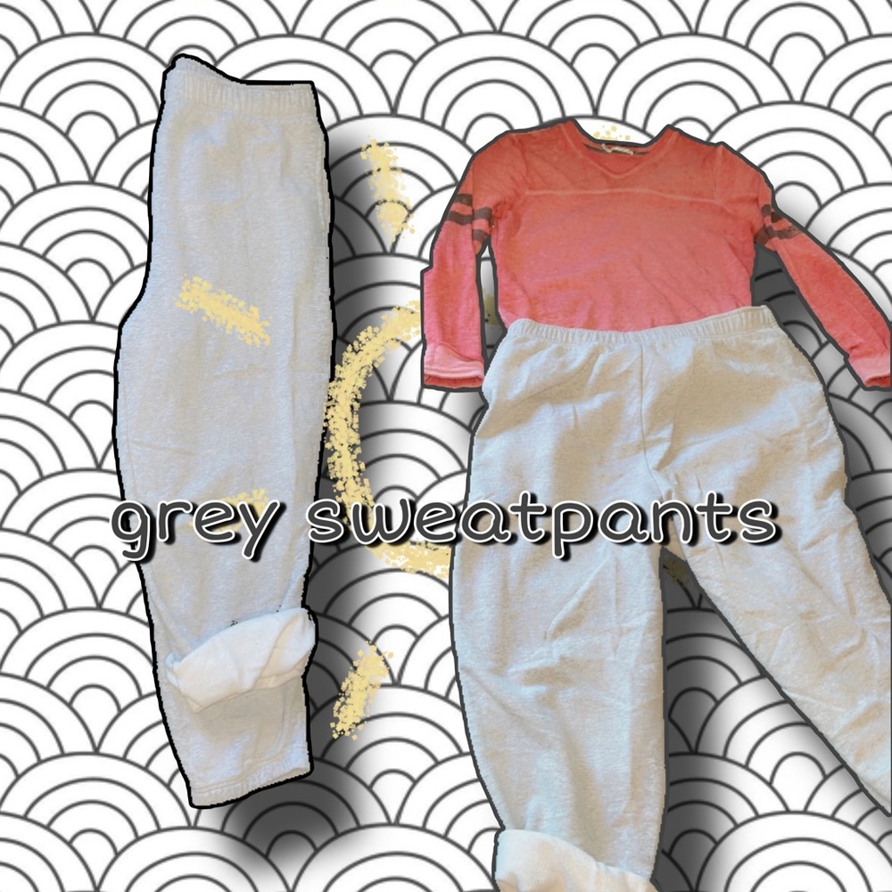 american eagle baggy grey sweatpants